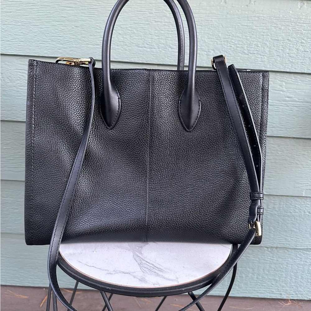 Micheal kors Medium Mirella 35S2G7ZT7L tote bag in Black - Picture 3 of 12